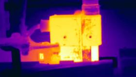 Nivel de calentamiento de la cola en una máquina encoladora